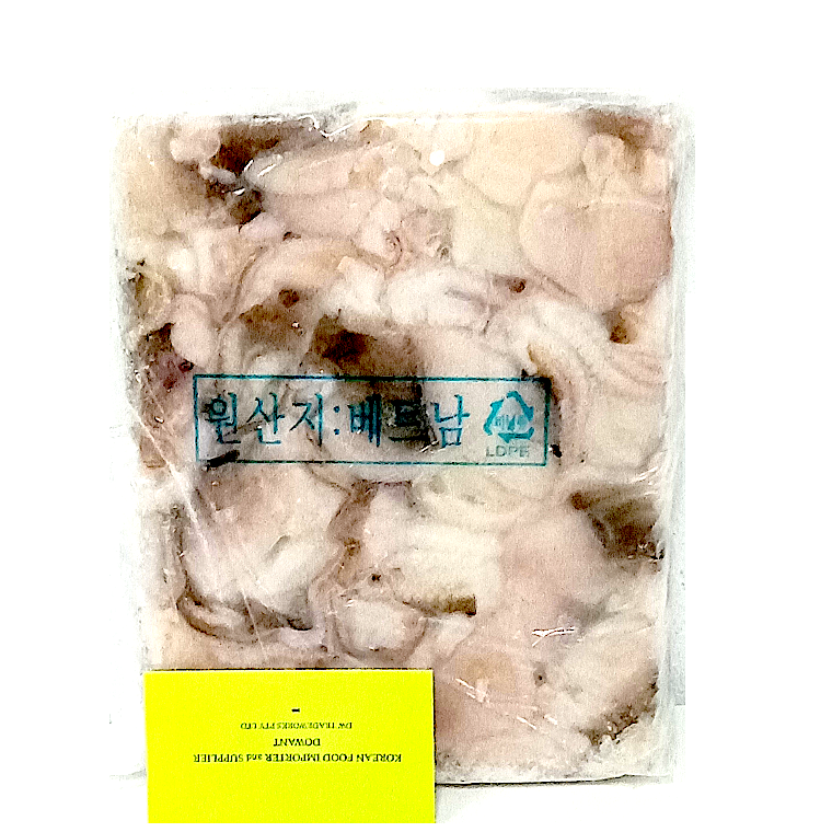 冷凍タコの子カット 大1kg*6/냉동 절단 쭈꾸미(볶음용)