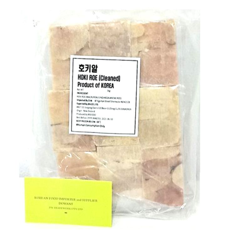 Frozen Roe Hoki Cube 1kg*10/냉동 알탕용 호키알 큐브