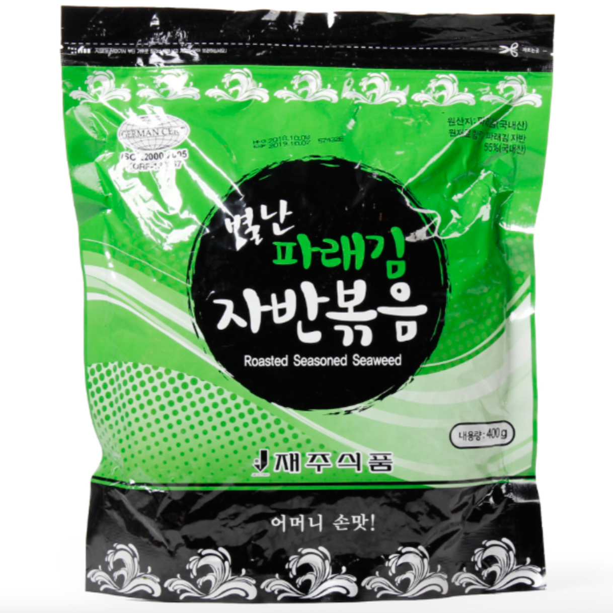 烤紫菜片零食-Dol Jaban 400g*8/재주 돌자반 볶음