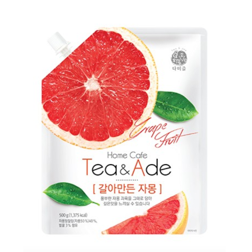 ティー＆アデ グレープフルーツ 500g*16/에이드 갈아 만든 자몽