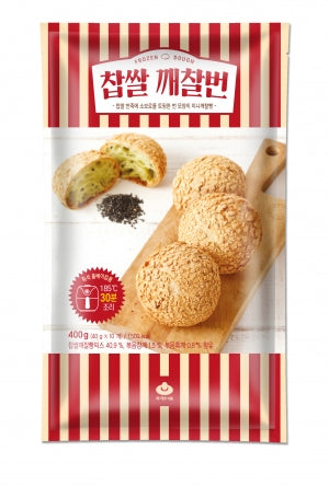 (Preorder) Frozen Mini Glutinous Sesame Bun 40g/(선오더) 냉동 생지 미니 찹쌀 깨찰번