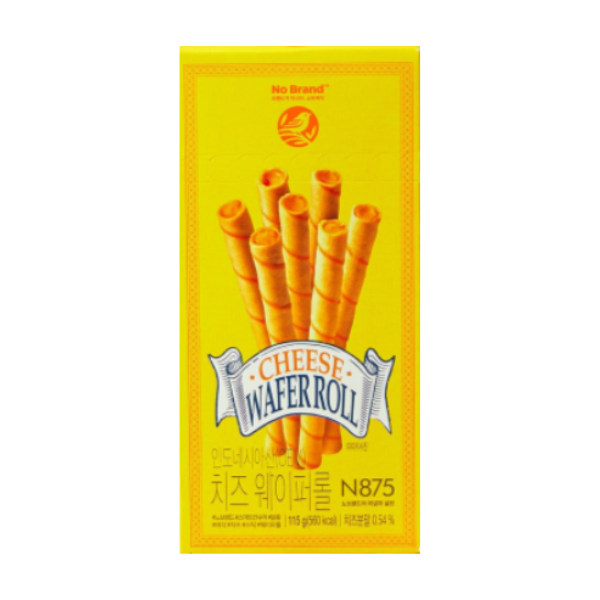 ノーブランドチーズウエハースロール 115g*12個/노브랜드 치즈 웨이퍼롤