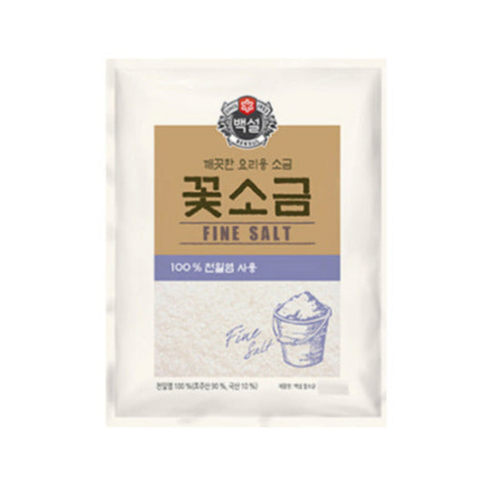 CJ 韩国盐 3kg*6/씨제 Been 백설 꽃소금 3kg