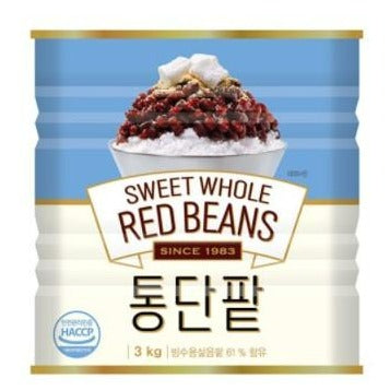 丸ごと小豆缶詰 3kg*4/빙수용 통단팥 캔