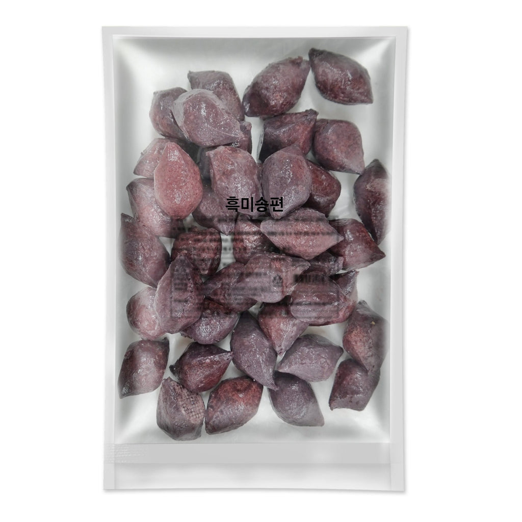 (Preorder) Frozen Rice Cake Songpyun Black Rice for Retail 2kg*4/(선오더) [냉동해동] 송편 (흑미)