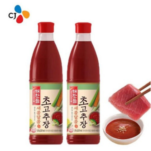 CJ Vinegared Hot Pepper Paste 1.05kg*12/해찬들 우리쌀로 만든 새콤달콤 초고추장