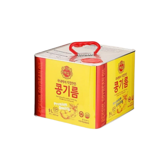 CJ ペクソウル大豆油 9L/씨제이 백설 식용유 9L
