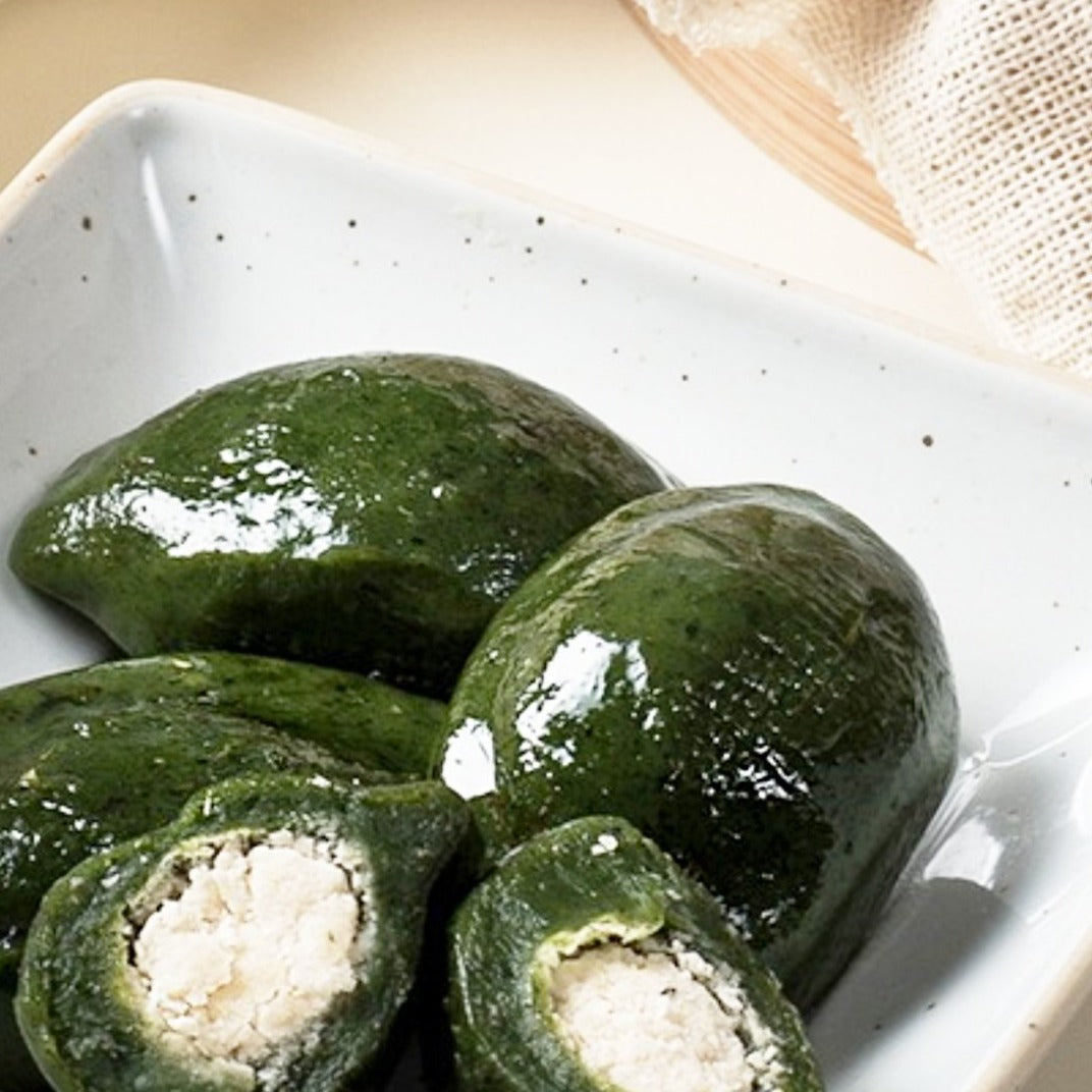 (予約) 冷凍餅 ソンピョン緑茶 小売用 2kg*4/(선오더)[냉동해동] 송편 모시송편 (동부) 