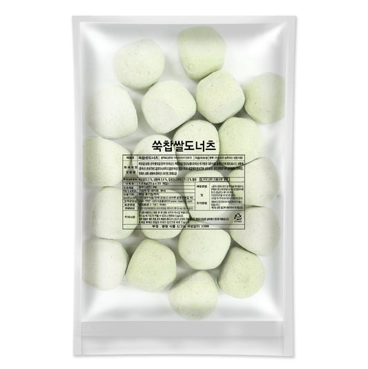 (予約) 冷凍もち米ドーナツよもぎ 1.5kg*4/(선주문) 냉동 생지 쑥 찹쌀 도너츠