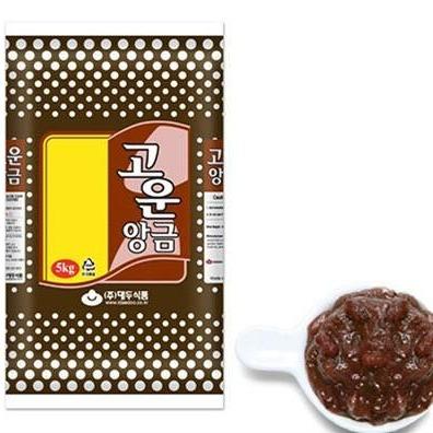 (Preorder) Processed Small Redbean Paste S35M (Low Sugar) 5kg*2/(선주문) 저당 고운 팥앙금 S35M