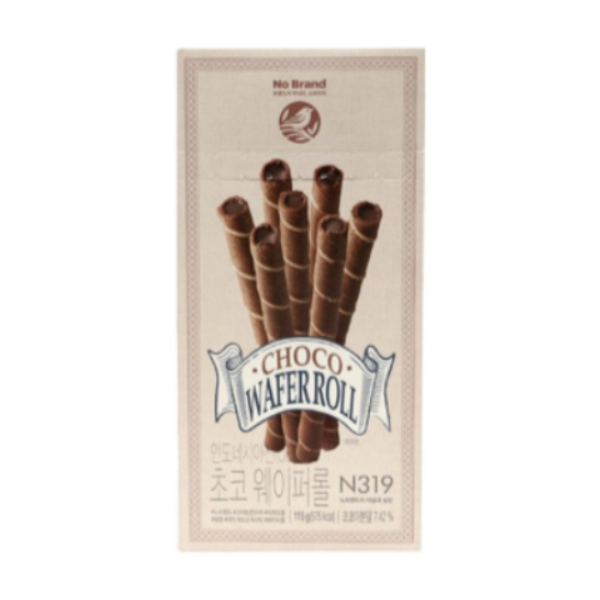 ノーブランド チョコレートウエハースロール 115g*12個/노브랜드 초코 웨이퍼롤