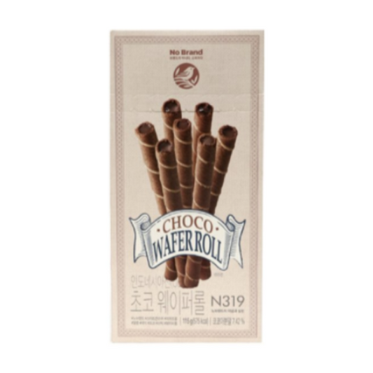 ノーブランド チョコレートウエハースロール 115g*12個/노브랜드 초코 웨이퍼롤