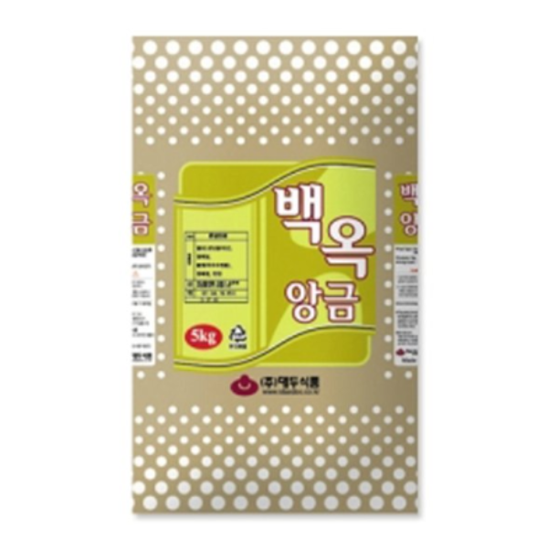(Preorder) Processed Paste White Pea Bean 35M- Baegok 5kg*2/(선주문)저당 백옥 앙금 35M