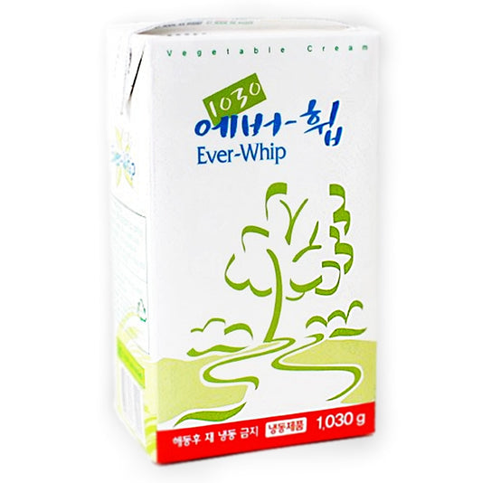 (予約) ホイップクリーム エバーホイップ 1030g*12個/(선주문) 식물성 휘핑크림 에버휩