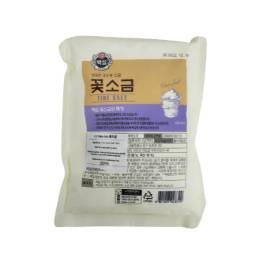 CJ 韩国盐 1kg*10/씨제 Been 백설 꽃소금 1kg