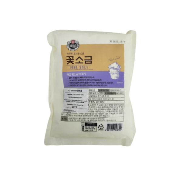CJ コリアンソルト 3kg*6/씨제이 백설 꽃소금 3kg